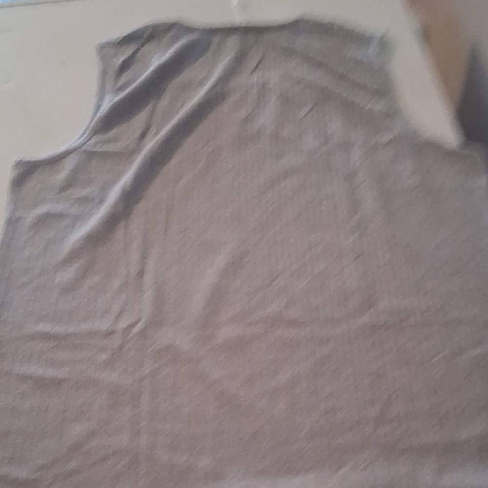 NWT Coofandy Men's Gray Sleeveless Ribbed Knit Tank Top XL - Picture 3 of 9